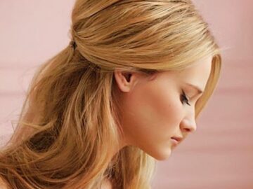 head turning half up and half down hairstyles for all (11)